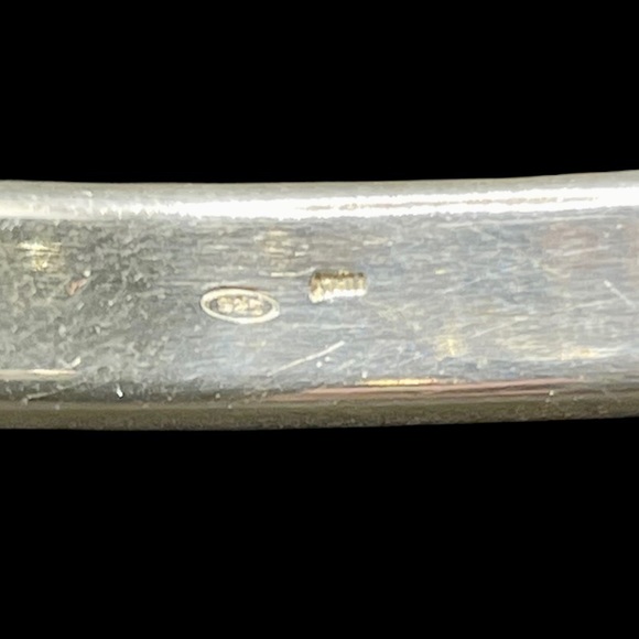 Sterling modernist cuff bracelet - Picture 3 of 6